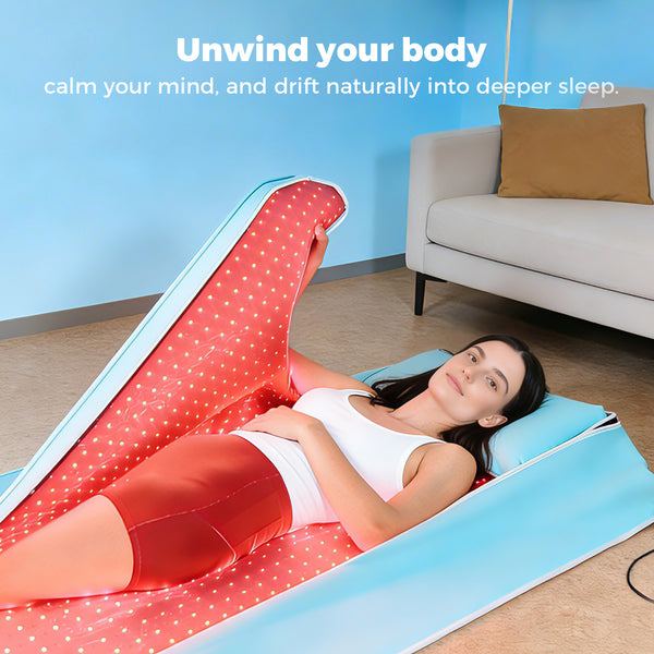 QuasarMD MintWave Full-Body Red + NIR Light Therapy Mat