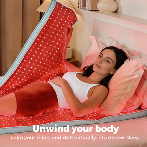 QuasarMD MintWave Full-Body Red + NIR Light Therapy Mat